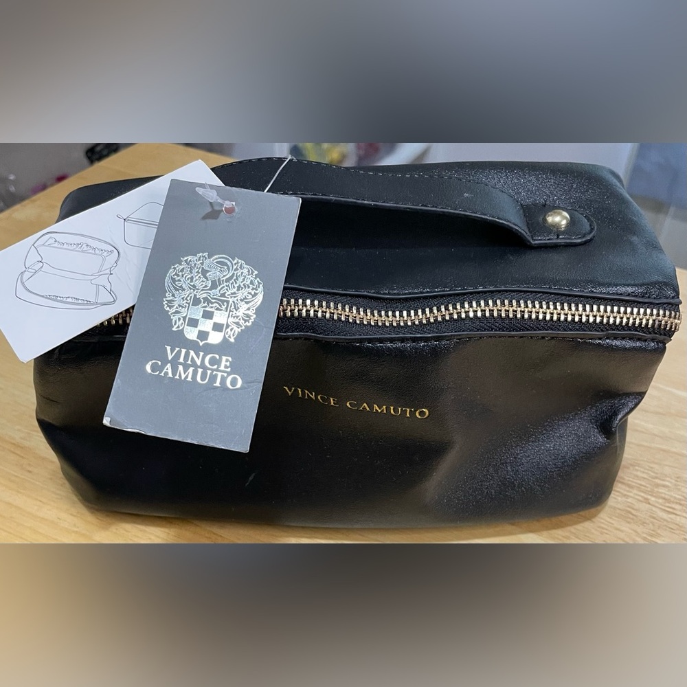 Vince Camuto Black Leather Bag